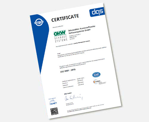 Сертификат ISO 9001 : 2015 в формате PDF