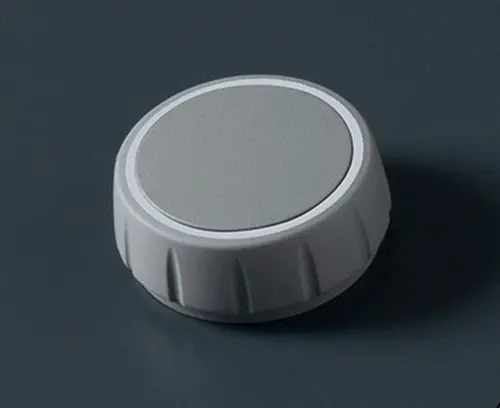 CONTROL-KNOB без подсветки, серая с белым ободком