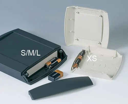Батарейный отсек S, M & L 2 x AA или 1 x 9 В; батарейный отсек XS 2 x AA